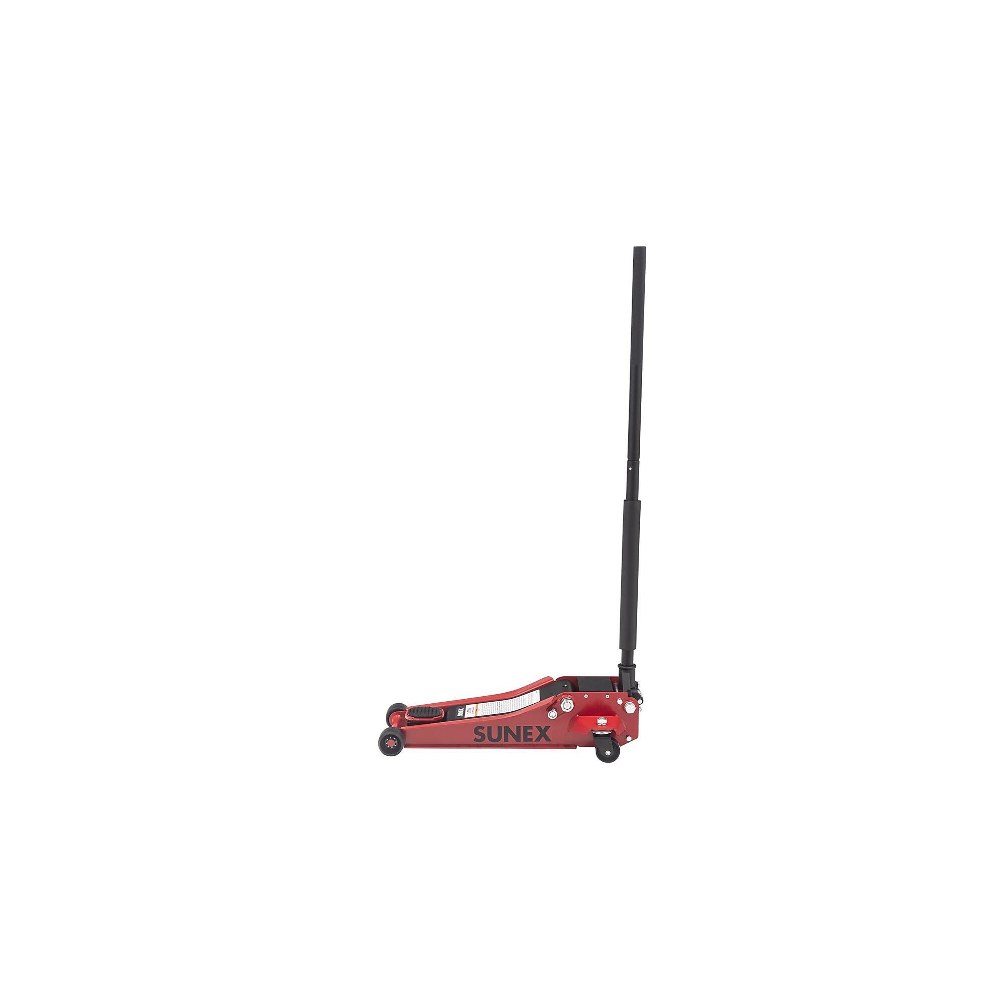Sunex Tools Low-Profile Floor Jack — 3-Ton Capacity, 20.3in. Max Lift Height, Hydraulic, Model# 6603SJ